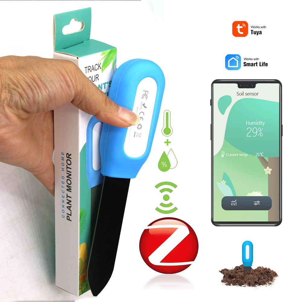 Smart Garden Zigbee - Intelligenter Zigbee-Bodensensor für Haus, Garten, Gewächshaus,