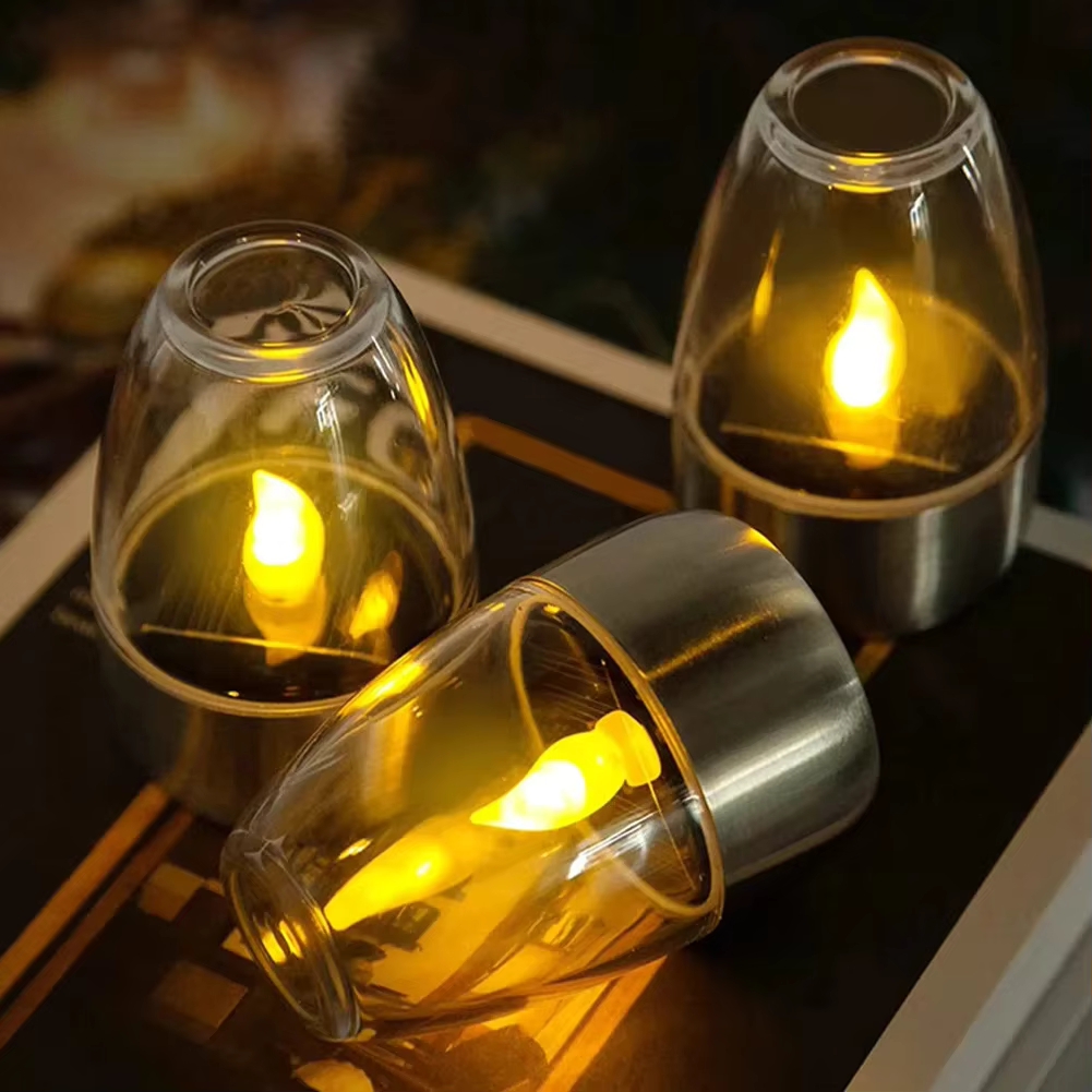 Smart Garden Lighting System - LED Edelstahl Solar Kerze Lichter Außenterrasse