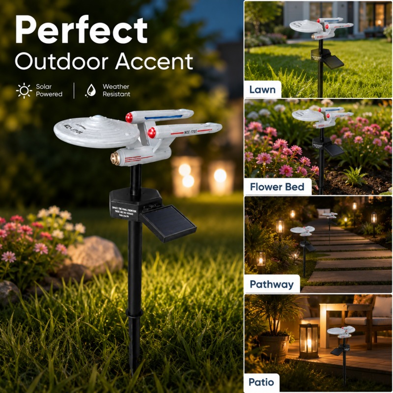 Star Trek USS Enterprise Solar – Smart Garden Lighting System Bewertung und Preis