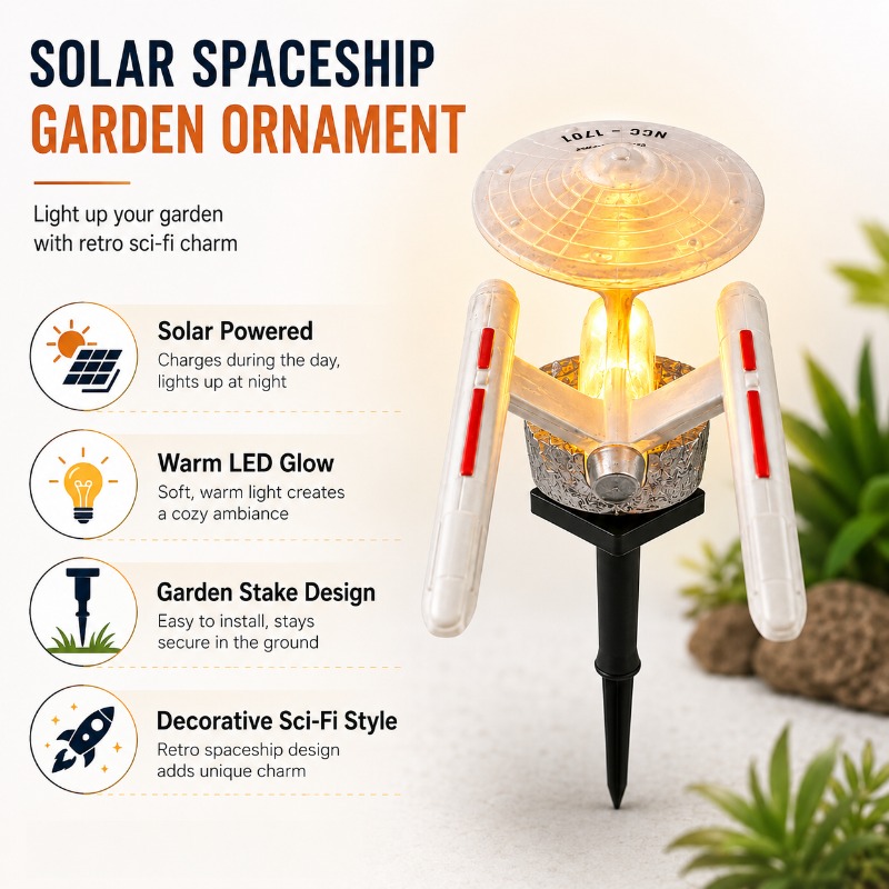 Star Trek USS Enterprise Solar – Smart Garden Lighting System Bewertung und Preis