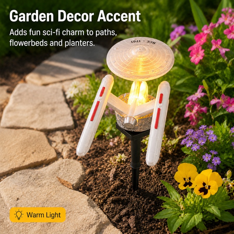 Star Trek USS Enterprise Solar – Smart Garden Lighting System Bewertung und Preis