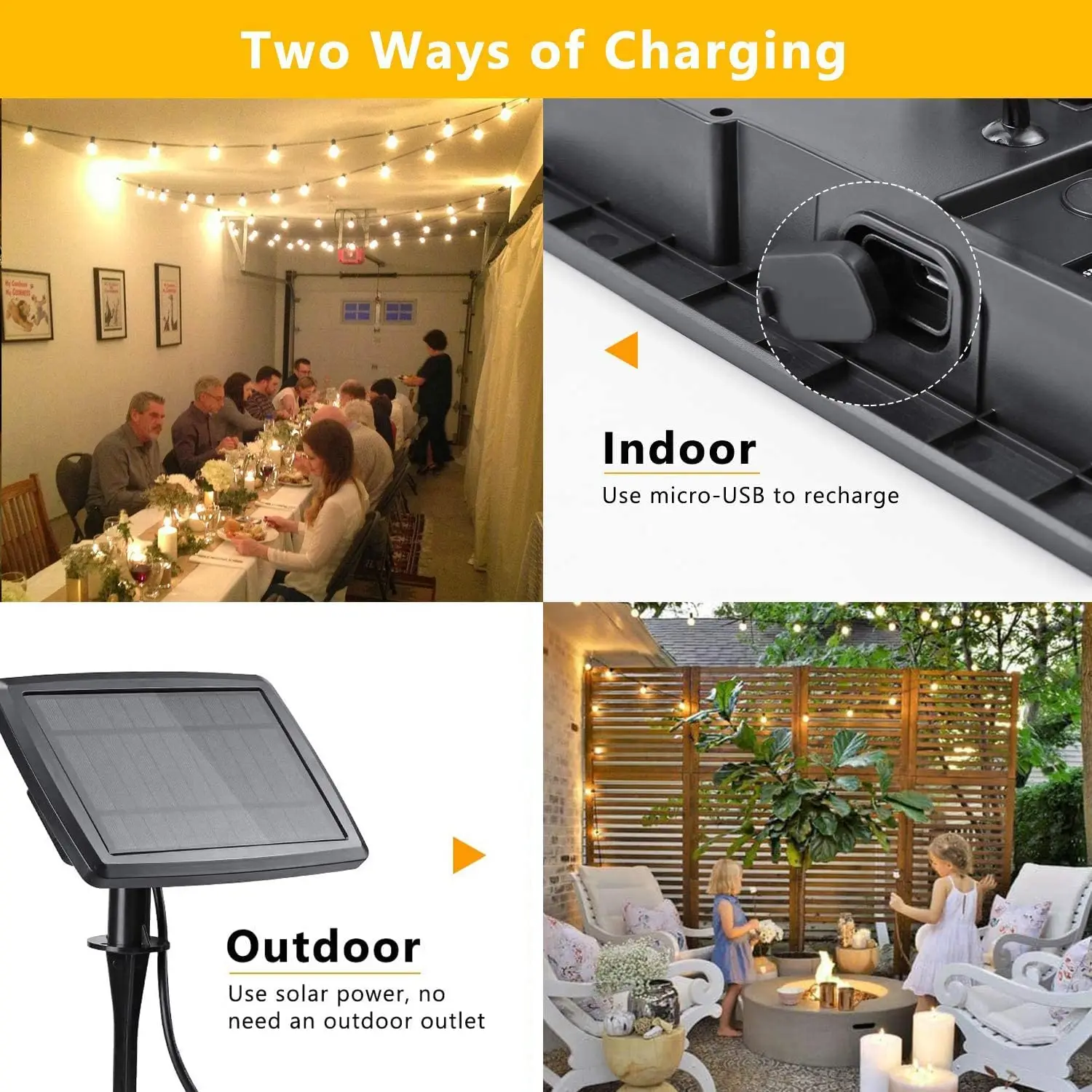 100/50/25ft Solar-LED-Lichterk – Smart Garden Lighting System Bewertung und Preis