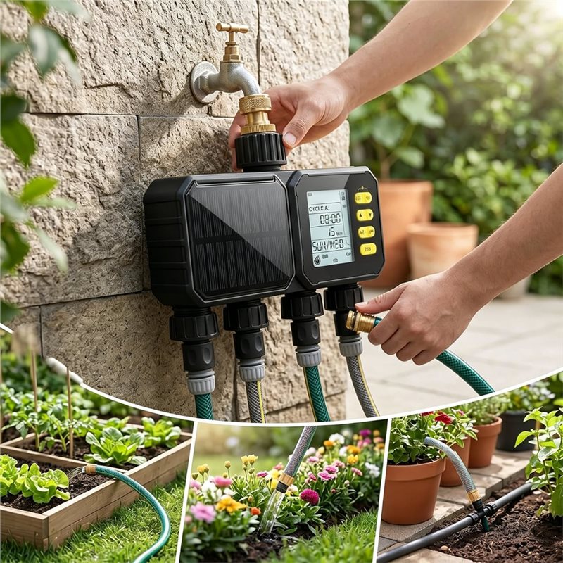 Solarbetriebener WLAN-Bewässer – Smart Garden Zone Bewertung und Preis