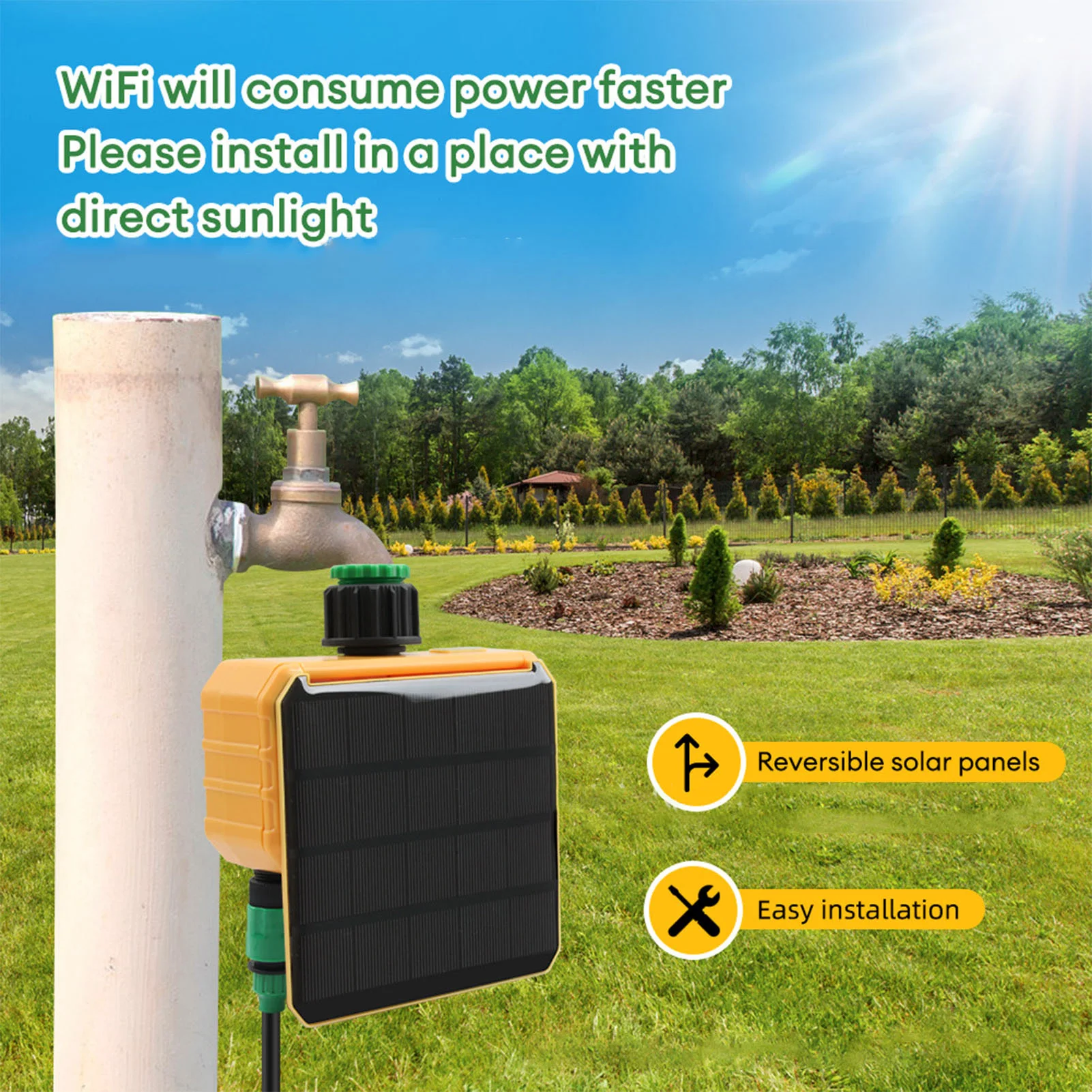 Solarbetriebener WLAN-Smart-Be – Smart Garden Usa Bewertung und Preis