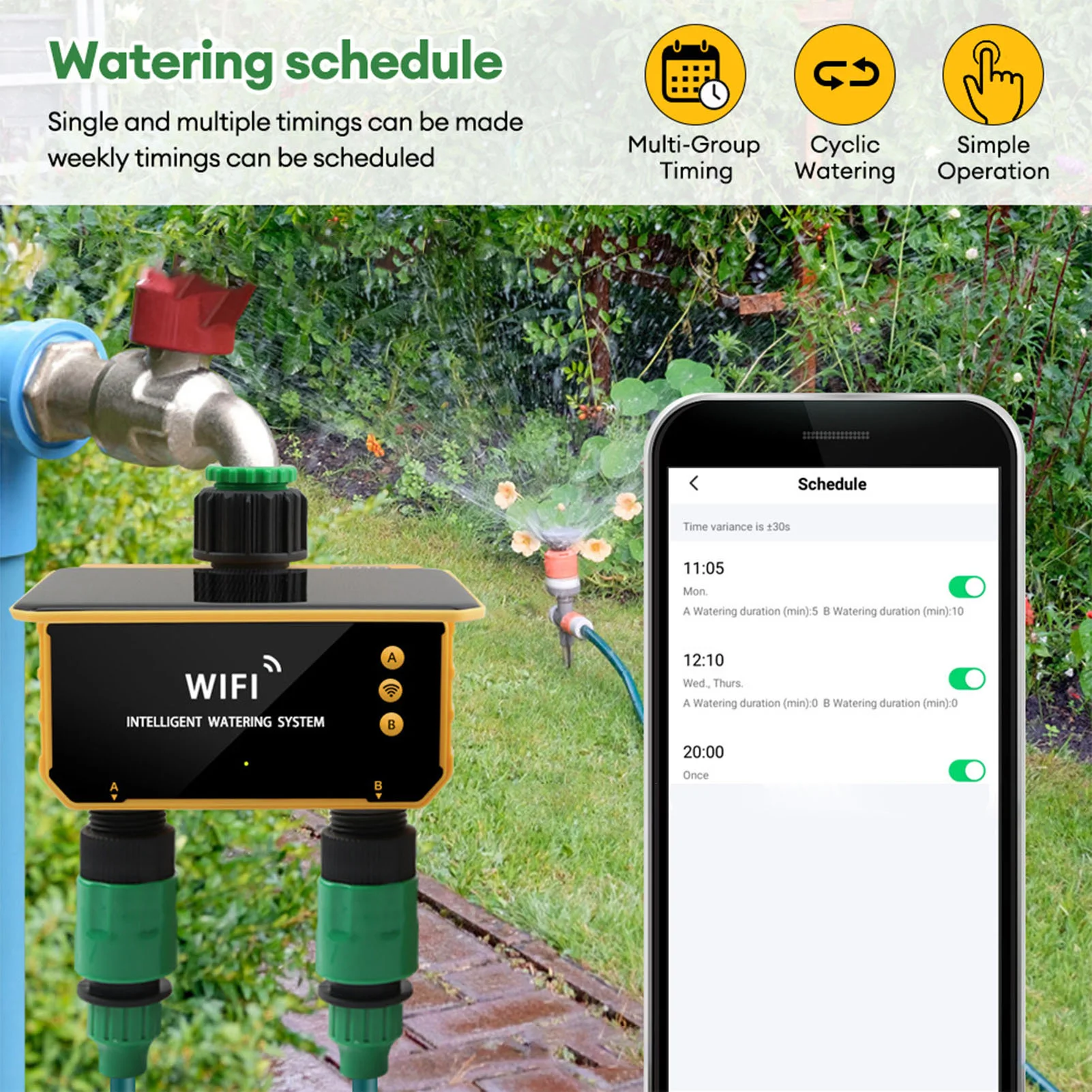 Solarbetriebener WLAN-Smart-Be – Smart Garden Usa Bewertung und Preis